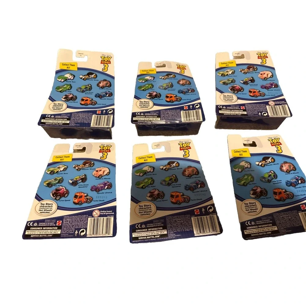 New toy story 3 hot‎ wheels - lot of Six From 2010